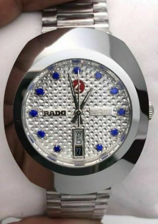 Vintage Rado Diastar Automatic 36 Mm White Dial Men 