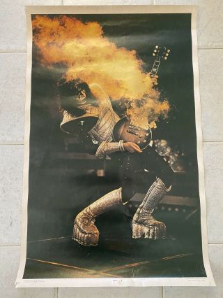 Kiss - Vintage 1977 Ace Alive Ii Era Poster