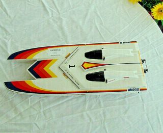 Vintage Kyosho Wildcat Rc Boat Hull Shell Only 26 "