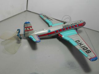 Modern Toys Masudaya Made in JAPAN AIRPLANE Jet Comet DH 109 clockwork 30CMS 3