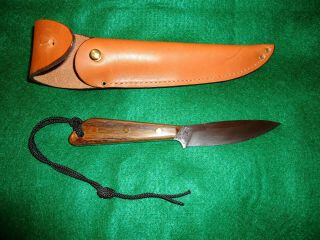 D.  H.  Russell 3 C Carbon Grohmann Pictou Ns Canada Fixed Blade Knife Hunting