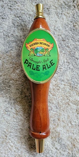 Vintage Sierra Nevada Pale Ale Wooden Beer Tap Handle