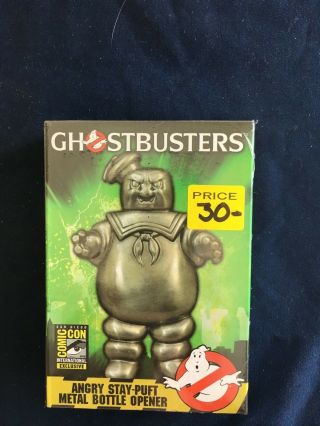 Ghostbusters Angry Stay Puft Metal Bottle Opener San Diego Comicon Int.  Excl.  16