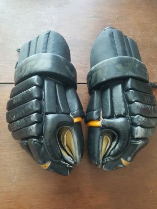 Vintage Jofa Pro 999 Senior Leather Hockey Gloves
