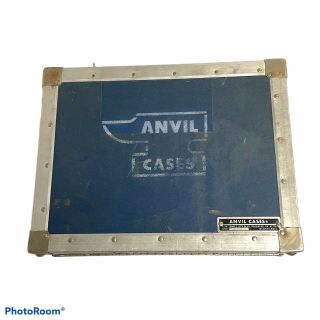 Anvil Vintage Cases Steel Metal Road Carrying Case Locks 17.  5 " X 13.  5”x 4.  75”