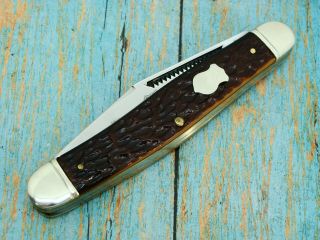 Big Vintage John Primble Usa 53 Folding Stockman Jack Pocket Knife Knives Tools