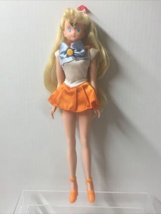 Rare 2000 Sailor Moon: Sailor Venus 11.  5” Deluxe Adventure Doll - Irwin Toys