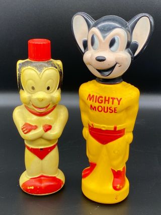 Vintage 1960s Mighty Mouse Soakies Soaky