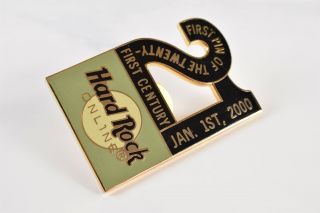 Vintage Hard Rock Café Lapel/hat Pin Pinback First Pin Of The 21st Century Rare