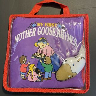 Vtg Oldstock Soft Play 1997 My First Mother Goose Rhymes Cloth Book