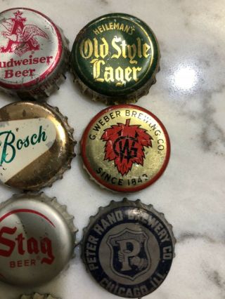 Vintage Beer Bottle Caps - Reisch,  Bosch,  Old Style,  Stag,  & More (11) 3