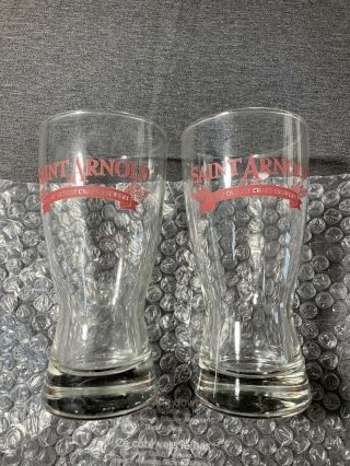 Short Saint Arnold Beer Glass " Texas Oldest Craft Brewery "