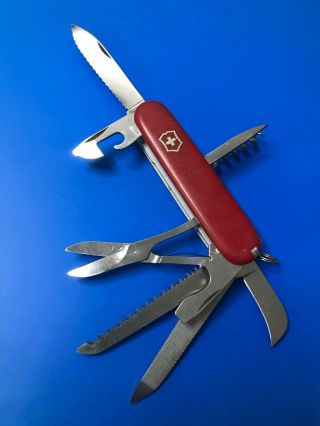 Rare Victorinox Rostfrei Inoxydable Outdoorsman Swiss Army Knife