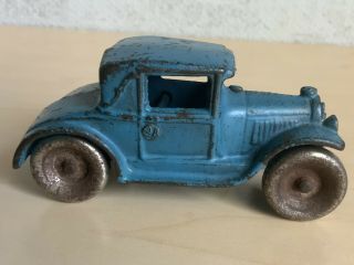 Vintage 1930’s Arcade Toy Cast Iron Ford Coupe Car 113 4” All