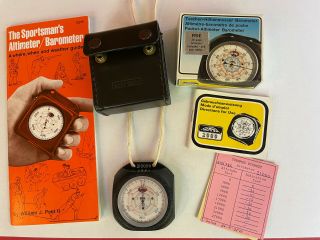 Vintage Thommen Altimeter Barometer,  21,  000ft Model,  19 Jewels Cond