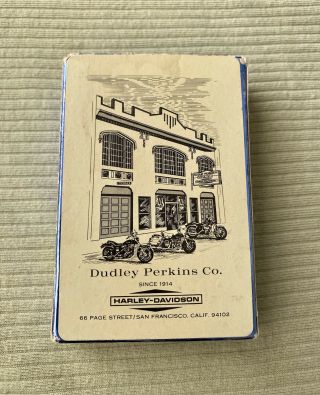 Dudley Perkins Co.  Harley Davidson Playing Cards Vintage Collectible Deck