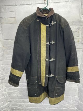 Vintage Janesville Firefighter Jacket With Toggles