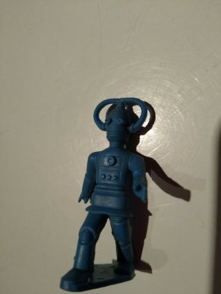 1950s Marx Rex Mars Planet Patrol Playset Figure Weird Blue Robot Space Alien 3