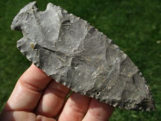 Authentic 4 5/16 " Dovetail Arrowhead Found In Stewart Co.  Tennessee