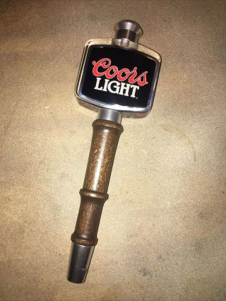 Vintage Lucite Coors Light Beer Tap Handle Pull