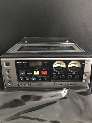 Vintage Panasonic Ag - 6400 Portable Vcr Made In Japan - No Power Cord