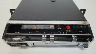 VINTAGE Automatic Radio In - Dash AM/FM 8 Track Stereo 2