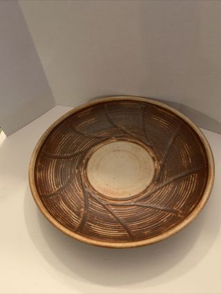 Rare Vintage Wall Hanging Bowl.  Signed By Owner Dated 1982