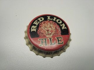 1930s Red Lion Ale Cork Bottle Cap,  Burger Brewing,  Cincinnati,  Ohio