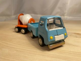 Vintage USSR Tin toy Car truck Concrete Mixer 1980 3