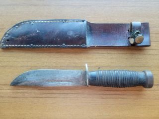 Ww2 U.  S.  Vintage Case Xx 337 - 6 " Q - Quartermaster Fighting Knife