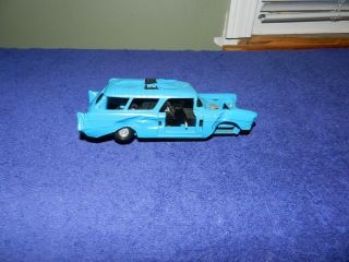 Vintage 1970 Kenner Ssp Smash Up Derby Car Blue Nomad