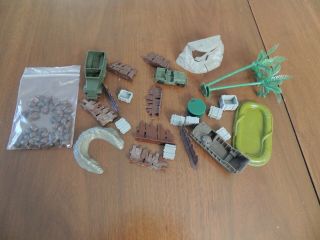 Marx Miniature " Sands Of Iwo Jima " Partial Set - Many Parts