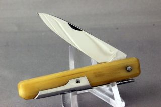 Custom Single Blade Jack Knife By Jacques Mongin (france),  Horn Handles