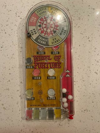 Vintage Marx Wheel Of Fortune Pin Ball Game 1953 Patent Ny