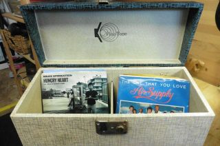 Vintage Record Holder 45 Fine - Tone Finetone16x 6 X8 " (no Records)