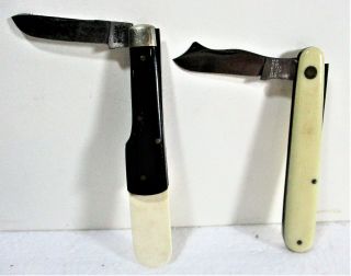 2 Vintage Horticultural/orchard Specialty Knives,  Schrade Co. ,  Grafting,  Budding