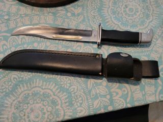 Vintage Buck Usa 120 Fixed Blade Hunting Knife Knive