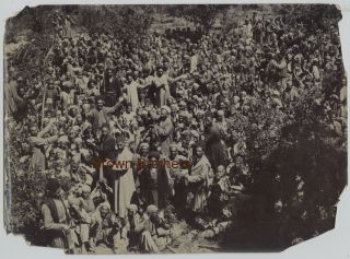 Rare Vintage 1910s Iran Persian Revolutionaries Preaching Photo - Brown Bros