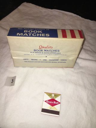 Grain Belt Beer Vintage Box of 50 Matchbooks 2