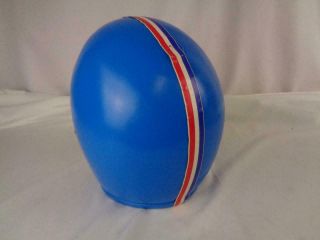 RARE Vintage 1960 ' s Gay Toys Child ' s Blue Indianapolis 500 Indy Toy Helmet 2