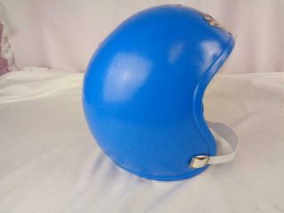 RARE Vintage 1960 ' s Gay Toys Child ' s Blue Indianapolis 500 Indy Toy Helmet 3
