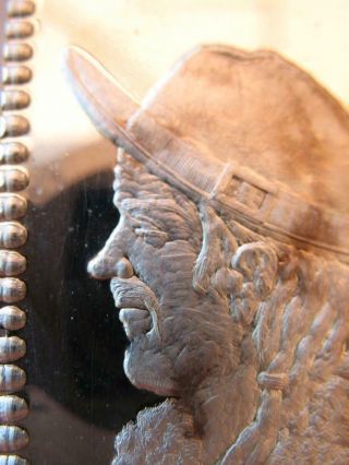 1 - Oz Hamilton Trapper Profiles Of The West Silver Bullion Art Bar.  999,  Gold