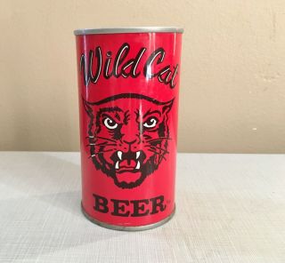 Big Wild Cat August Schell Brewing Co Vintage Steel Beer Can Graphic Ulm Mn