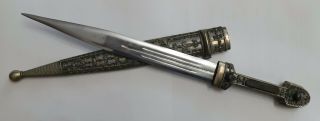 Vintage Knive Knife Caucasian Handmade Traditional Georgian Dagger Kinjal Kama