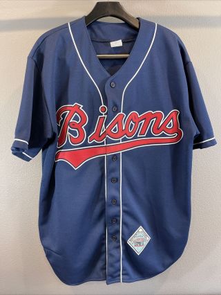 Vintage Buffalo Bisons Authentic Jersey Express Minor League Baseball Jersey Lg