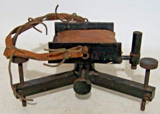 Vintage Adjustable Shooting Bench Rest - Ted Holmes Gun Shop Mattoon,  Illinois