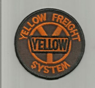 Yellow Freight System Truck Driver Patch 3 - 1/8 Dis 4244