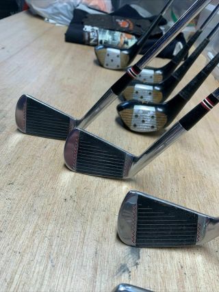 Vintage 1960s Macgregor Tourney Mt2 Irons 2 - 11 (pw) And 1,  3,  4,  5 Mt2w Woods Rh