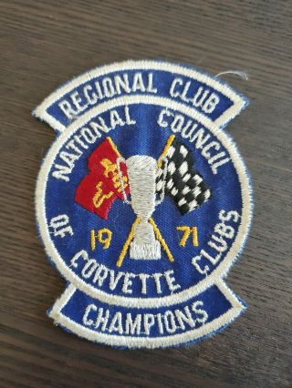 National Council Of Corvette Clubs Patch