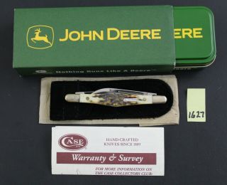Case Xx 2004 52156 John Deere Stag Tuxedo Pocket Knife 1627